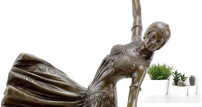 Contemporary Sculpture Collection on Tiered Display for Gallery