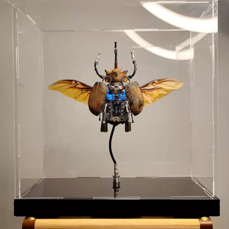 Decorative Sculpture Biomechanical Design Clockwork Insect Steampunk