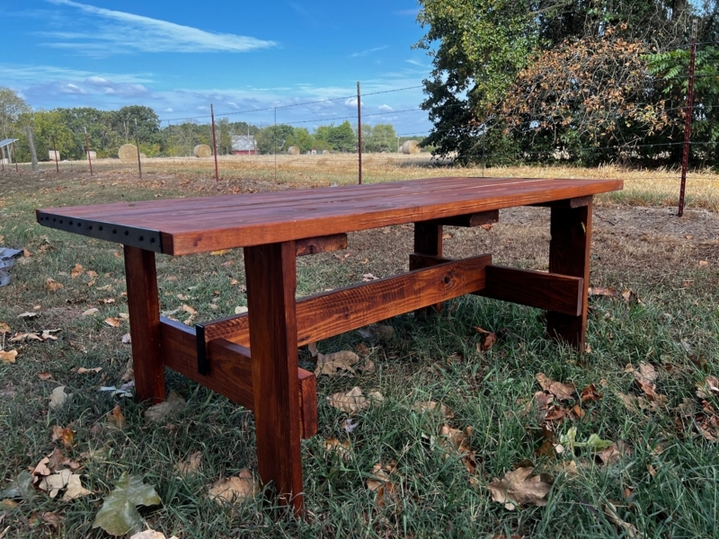 Dining Table Folding Legs X Frame Base Wooden Folding Patio