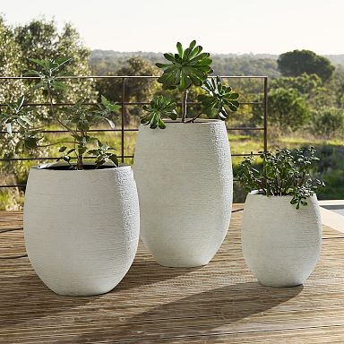 Drainage Hole Outdoor Planters | West Elm