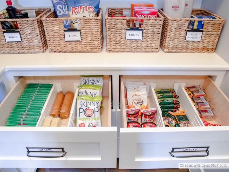 Drawer Organizer: Clear Acrylic Pantry Bins with Transparent Walls