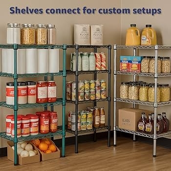 Dunnage Rack pair with Dark Green Coating and Low Profile Base.