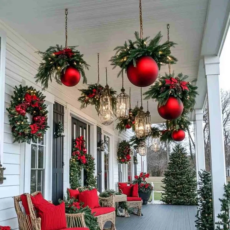 Entryway Decor Layered Doormat Styling Symmetrical Illuminated Evergreen