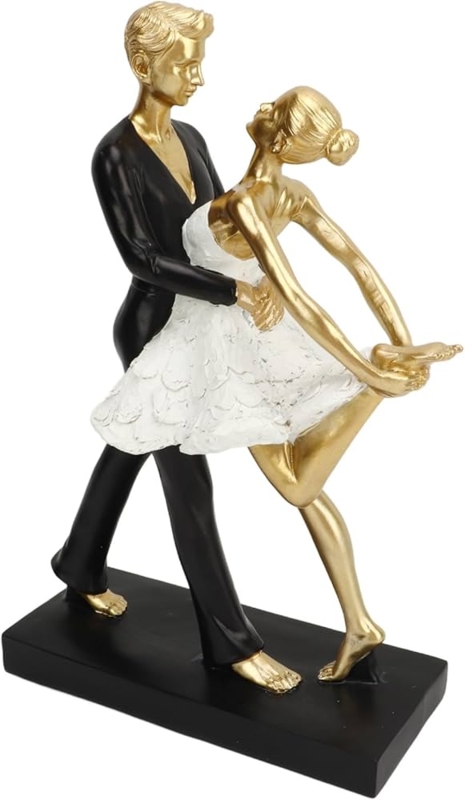 Figurine Whimsical Bear Couple Wedding Attire Miniature Details