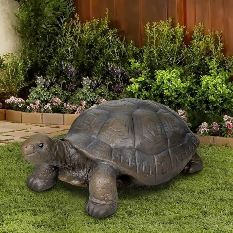 Garden Statue Large Scale High Relief Stone Texture Outdoor Tortoise