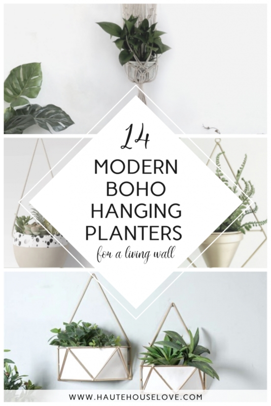 Hanging Planter Tiered Ladder-Style Wood Construction with Rope Cords