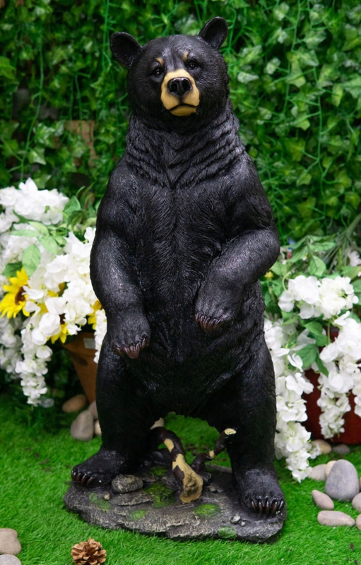 Large Animal Statue in a standing pose with textured fur.