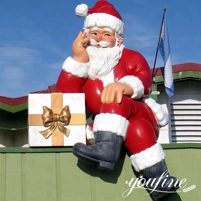 Large Holiday Sculpture, Faceted Surface, Glossy Finish, Giant