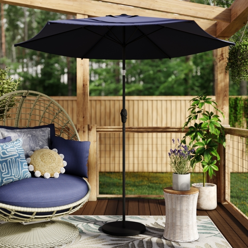 Market Patio Umbrella with Hexagonal Canopy and Tilt