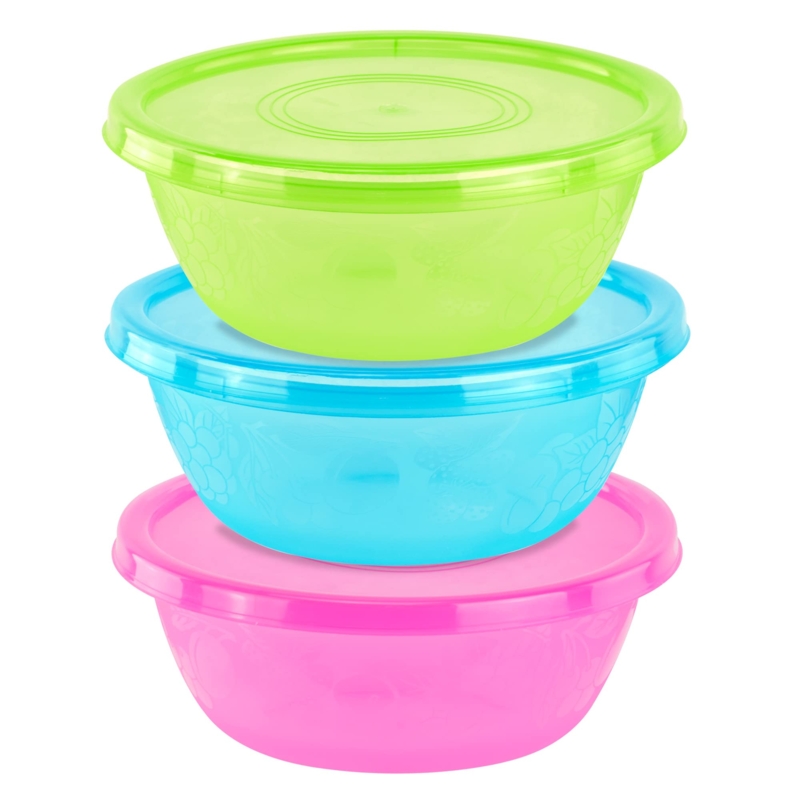 Mixing Bowl Set, Extra Large Capacity, Vibrant Assorted Colors