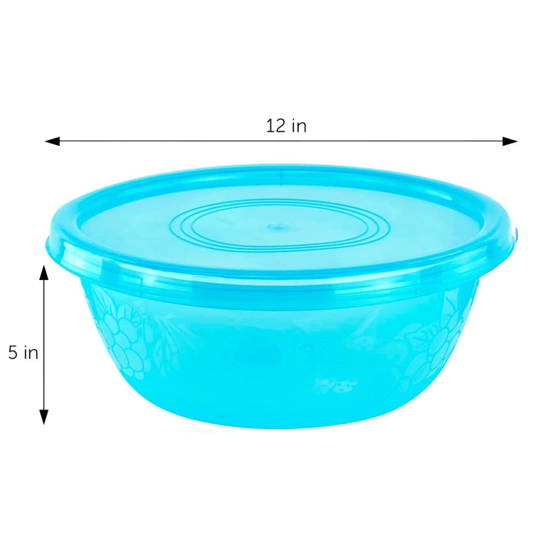 Mixing Bowl Set with Tight Fitting Lids, Vibrant Colors