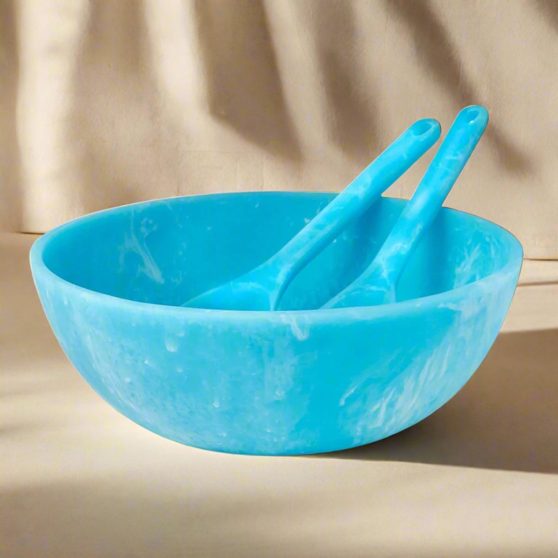 Modern Minimalist Serving Bowl with Matte Translucent Material