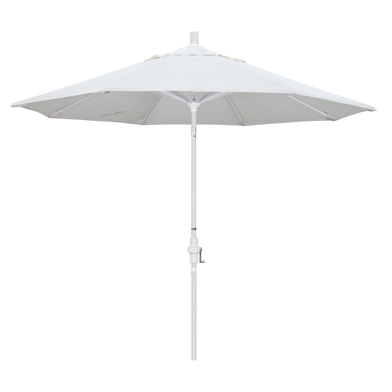 Monochrome Market Umbrella with Collar Tilt Mechanism