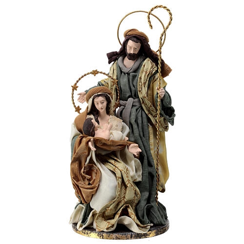 Nativity Scene Set, Real Fabric Garments, 35cm Scale, Traditional Decor