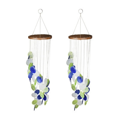 Nautical Wind Chime Decor featuring Starfish Accents and Rope