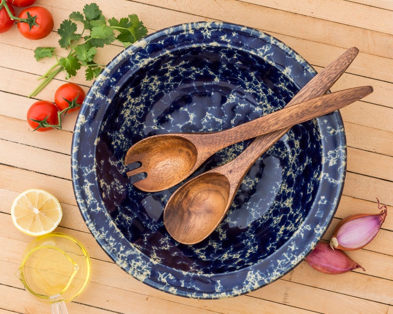 Nested Serving Bowl Set featuring Artisanal Reactive Glaze Finish