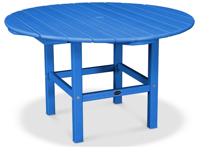 Outdoor Dining Set Lime Green Round Slatted Top Vibrant Patio