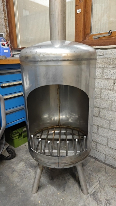 Outdoor Wood Fired Oven Stainless Steel Pizza Stone Storage Base