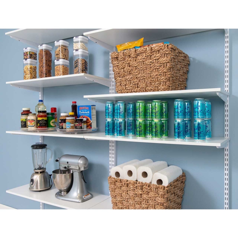 Pantry Organizer, Wall Mounted Wire Shelving System for Small Closets