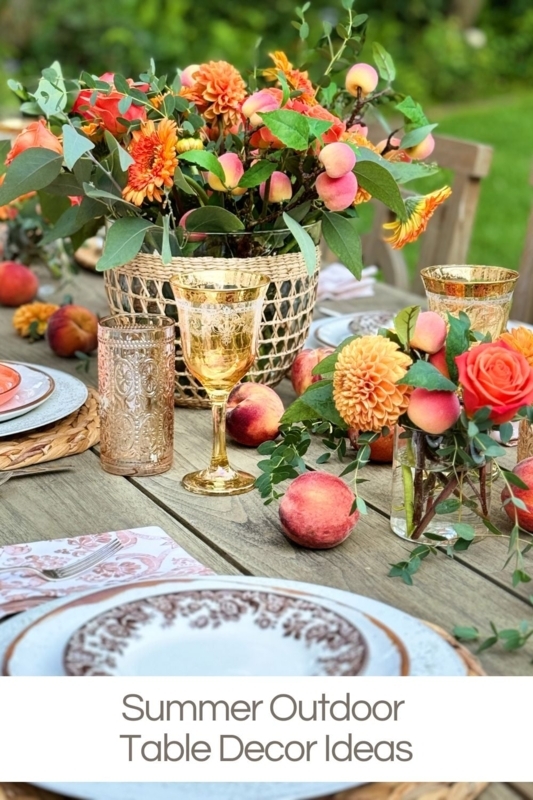 Patio Dining Set with Woven Chairs and Pergola Setting