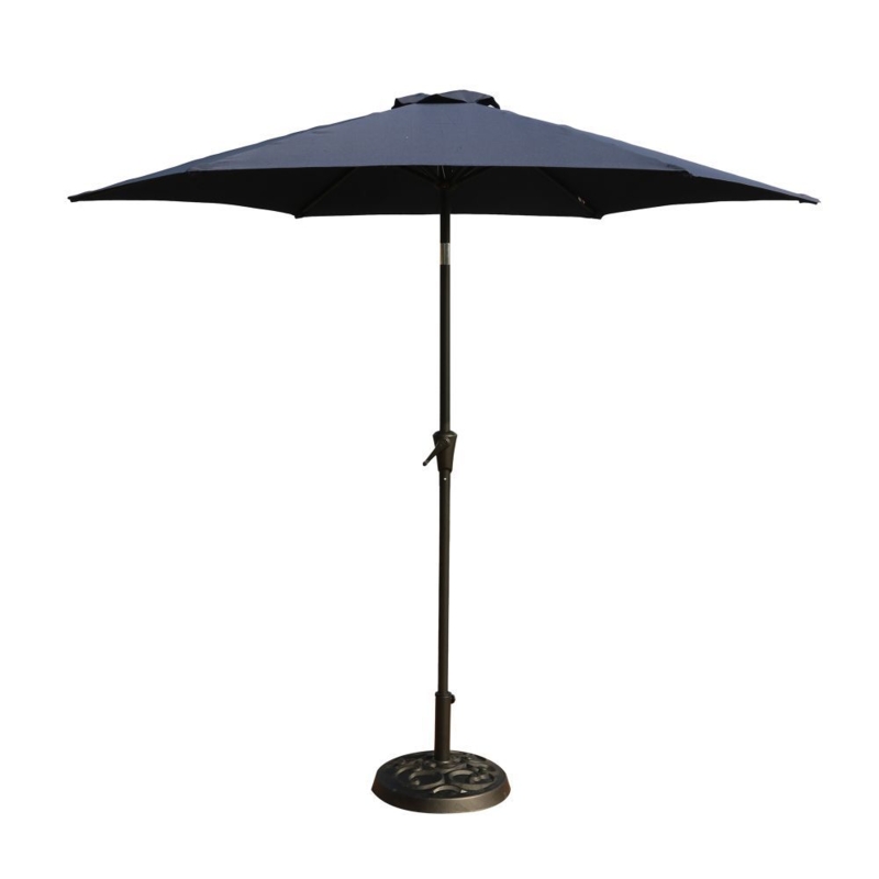 Patio Umbrella Octagonal Crank Lift Pointed Finial Matte Finish
