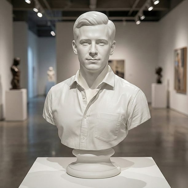 Personalized Figurine Custom 3D Bust Lifelike Detailing Half Body Form