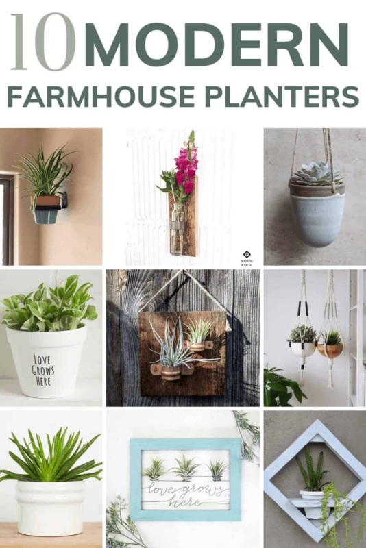 Planter Collection Mixed Textures Neutral Palette Scandi Style