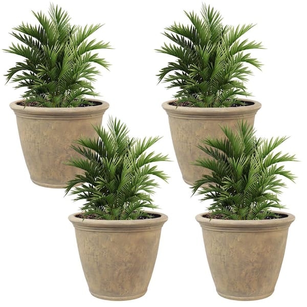 Planter Lattice Pattern Tapered Round Matte Finish Traditional