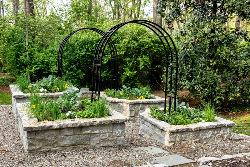 Raised Garden Bed With Metal Corner Brackets