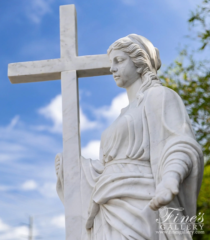 Religious Statue, Life Size Scale Classical Garden Religious Sculpture.