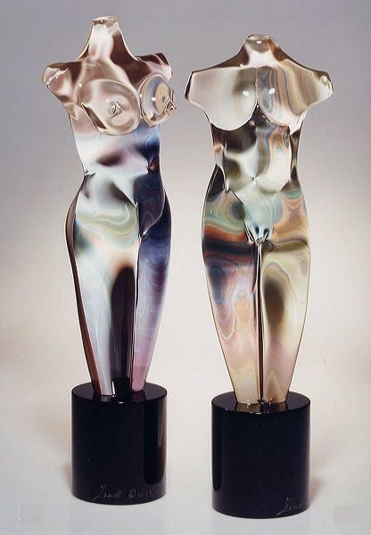 Sculpture, Figurative Design in Calcedonio Glass