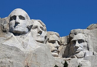 Sculpture Granite Material Carved Face Monumental Scale Historic Art