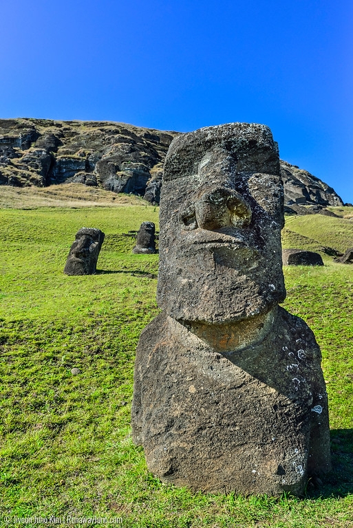 Sculpture Group against Distant Rolling Hills for Primitive Gardens