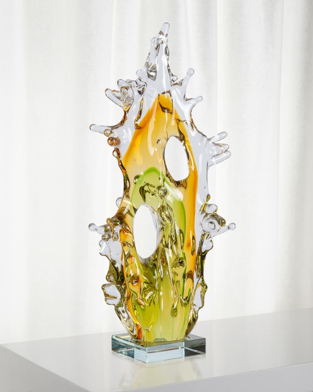 Sculpture, Interior Gradient with Organic Silhouette, Modern