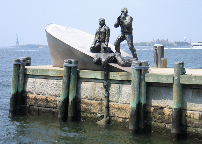 Sculpture Maritime Theme Bronze Waterfront Public Park Monument