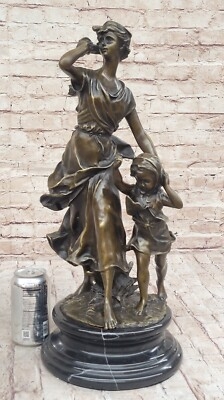 Sculpture Pitted Texture Antique Finish Dark Bronze Traditional Style