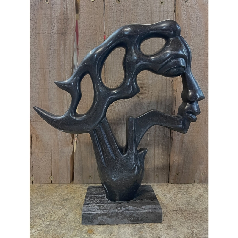 Sculpture Teardrop Cutout Marble Veining Set