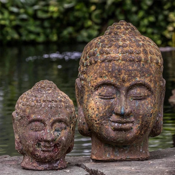 Seated Buddha Garden Statue in Meditative Pose for Zen Focal Point