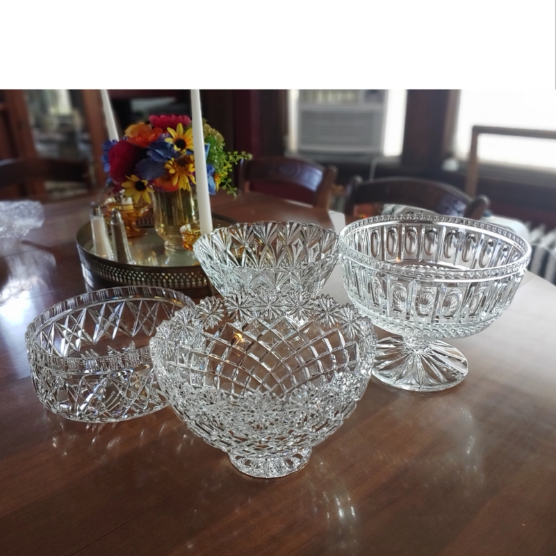 Crystal Serving Bowls