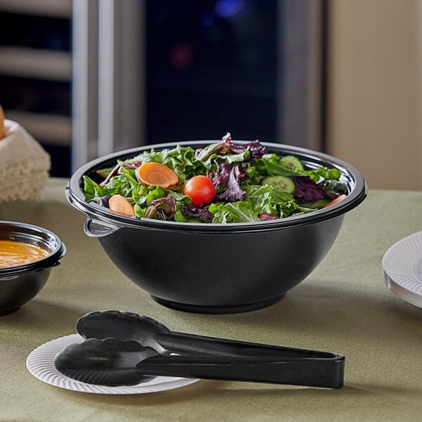 Serving Bowl Glossy Finish Flared Rim Sleek Modern Food Presentation