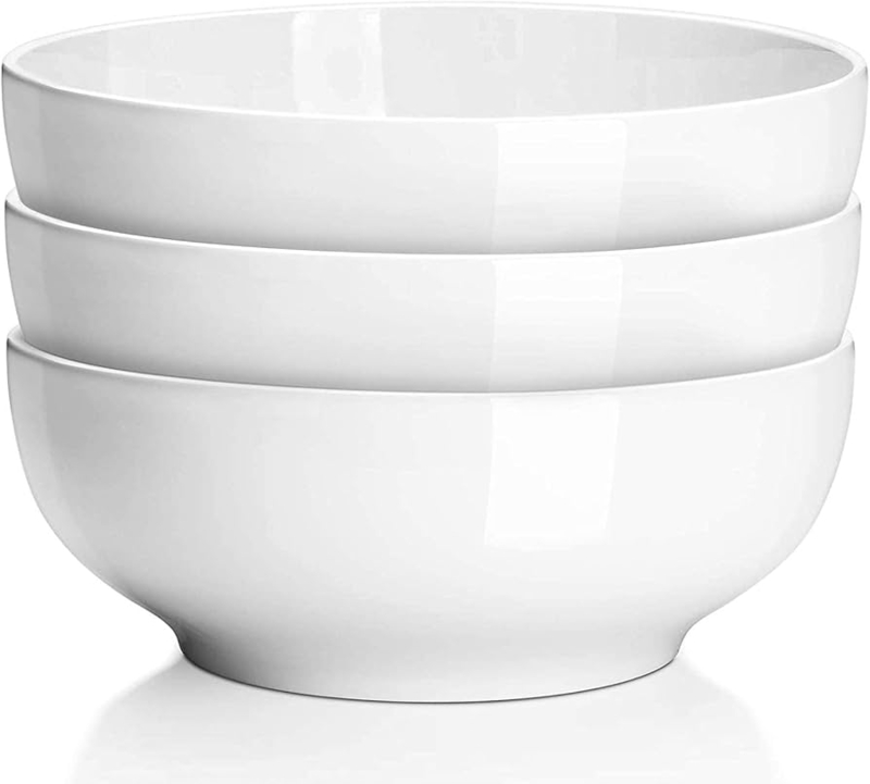 Serving Bowl Set, Square Silhouette with Nested Design