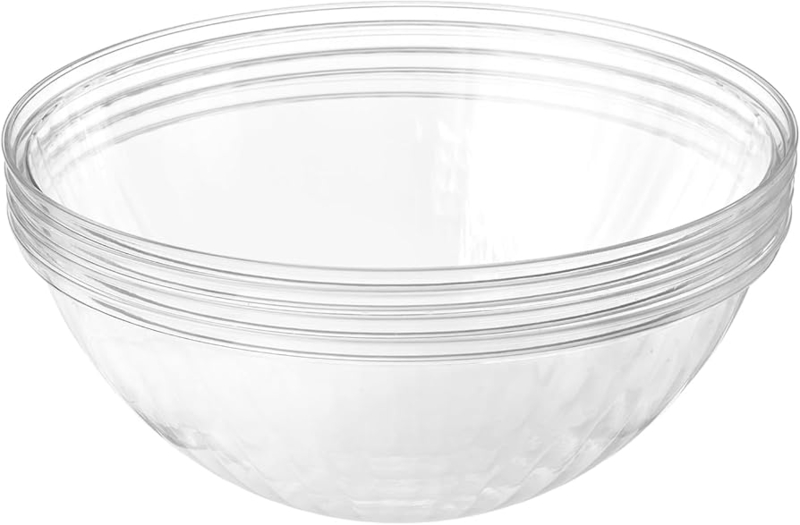 Serving Bowls Round Rim Stackable Design Large Casual Event Snack