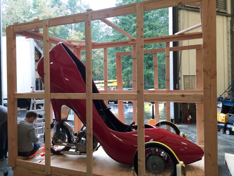 Shipping Crate with Foam Blocking for Secure Art Transport