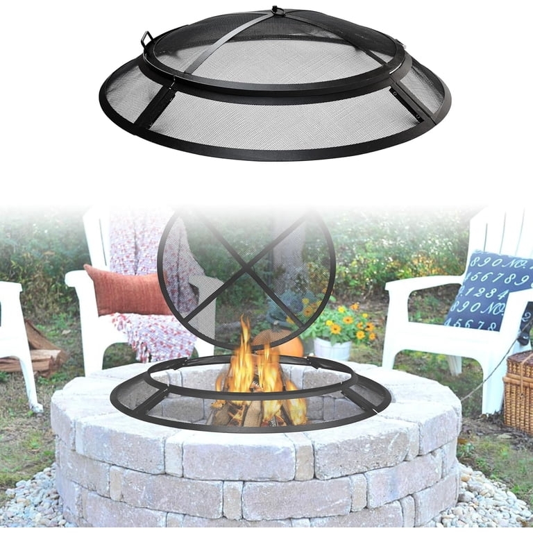 Spark Screen Dome Shape Wire Mesh Ring Handle
