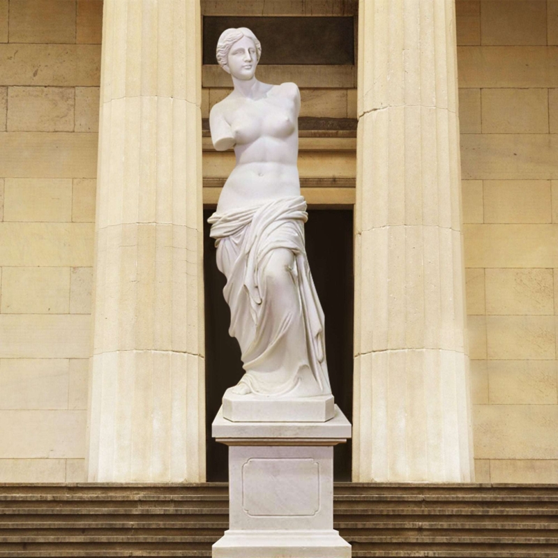 Statue Armless Silhouette Stone Classical Greek Statue Replica