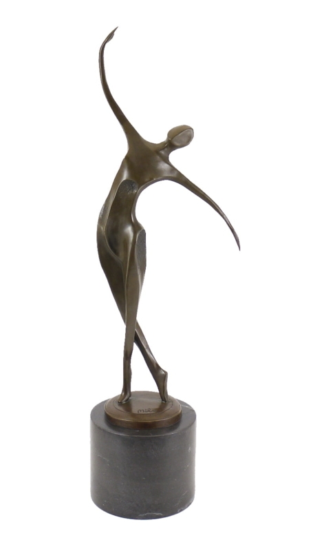 Stone Like Abstract Figure Sculpture Modern Central Void
