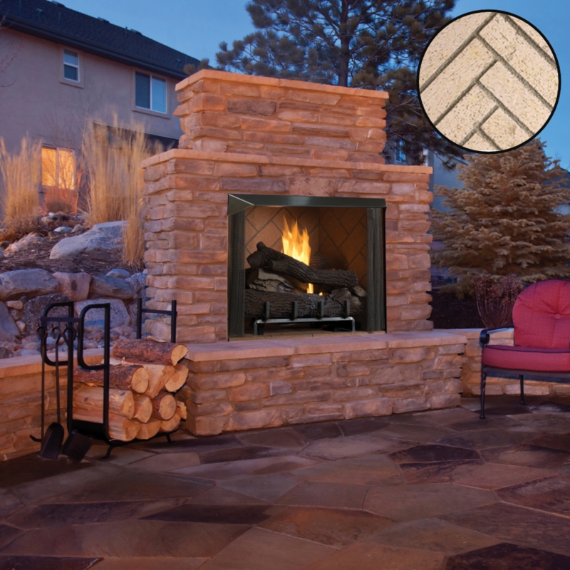Superior 50 Inch Vent Free Outdoor Gas Firebox | VRE6050  North Country  Fire