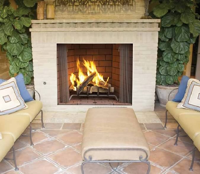 Superior WRE4550 50" Wood Burning Outdoor Fireplace