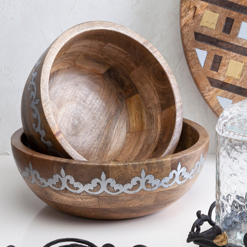 Tall Gold Serving Bowl with Organic Rim, Sculptural Metallic Centerpiece