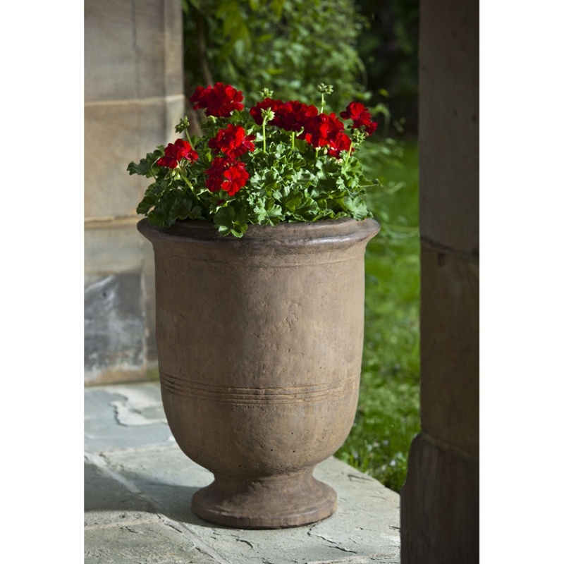 Urn Planter Farmhouse Provencal Style Cast Stone Appearance